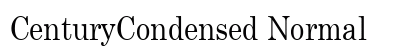 CenturyCondensed Normal preview