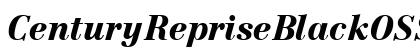 CenturyRepriseBlackOSSSK Italic Preview