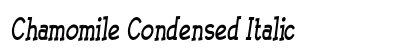 Chamomile Condensed Italic Preview