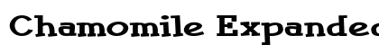 Chamomile Expanded Bold preview