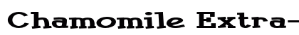 Chamomile Extra-expanded Bold Preview