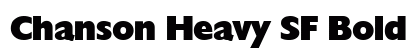 Chanson Heavy SF Bold preview