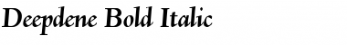 Deepdene BQ ItalicBold Font