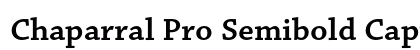 Chaparral Pro Semibold Caption Preview