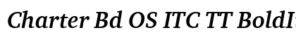 Charter Bd OS ITC TT BoldItalic Preview