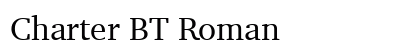 Charter BT Roman Preview