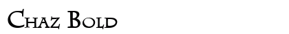 Chaz Bold Preview