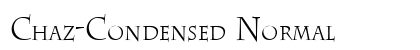 Chaz-Condensed Normal preview