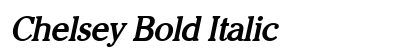 Chelsey Bold Italic Preview