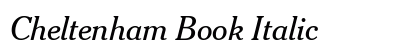 Cheltenham Book Italic preview