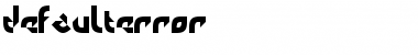 Download defaulterror Font Download defaulterror Font