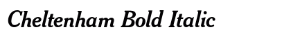 Cheltenham Bold Italic preview