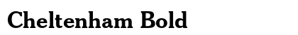 Cheltenham Bold Preview
