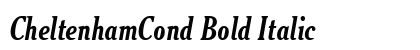 CheltenhamCond Bold Italic Preview