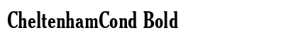 CheltenhamCond Bold Preview