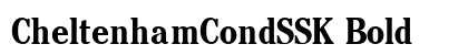 CheltenhamCondSSK Bold Preview