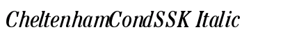 CheltenhamCondSSK Italic preview