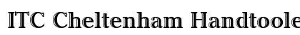 ITC Cheltenham Handtooled Std Bold preview