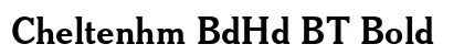 Cheltenhm BdHd BT Bold preview