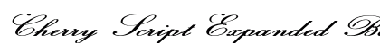 Cherry Script Expanded Bold preview