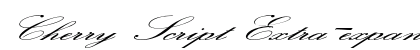 Cherry Script Extra-expanded Italic preview