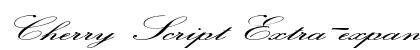 Cherry Script Extra-expanded Regular Preview