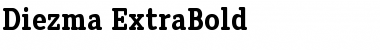 Diezma Rd ExtBd Font