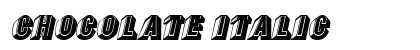 Chocolate Italic Preview