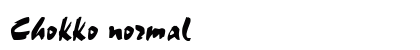 Chokko normal preview