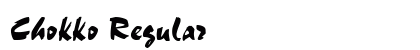 Chokko Regular Preview