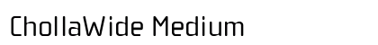 ChollaWide Medium preview