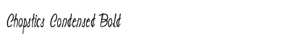Chopstics Condensed Bold Preview