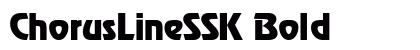 ChorusLineSSK Bold preview