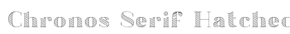 Chronos Serif Hatched Regular preview