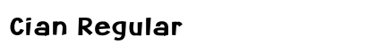 Cian Regular preview