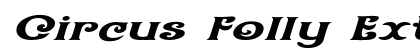 Circus Folly Extra-expanded Italic preview