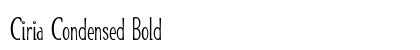 Ciria Condensed Bold Preview