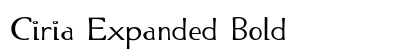 Ciria Expanded Bold preview