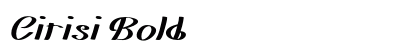 Cirisi Bold preview