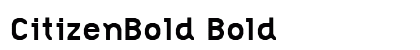 CitizenBold Bold preview