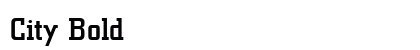 City Bold Preview