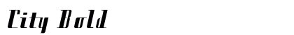 City Bold Preview