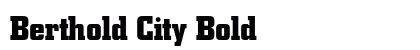 Berthold City Bold Preview