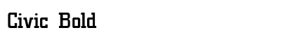 Civic Bold preview