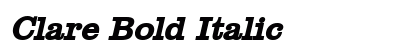 Clare Bold Italic preview