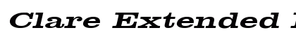 Clare Extended Italic Preview