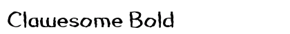 Clawesome Bold preview