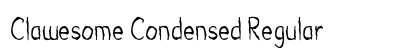 Clawesome Condensed Regular Preview