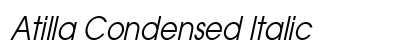 Atilla Condensed Italic