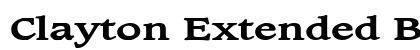 Clayton Extended Bold preview
